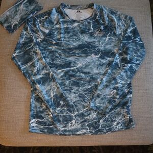 Mossy Oak Blue Wave Rash Guard